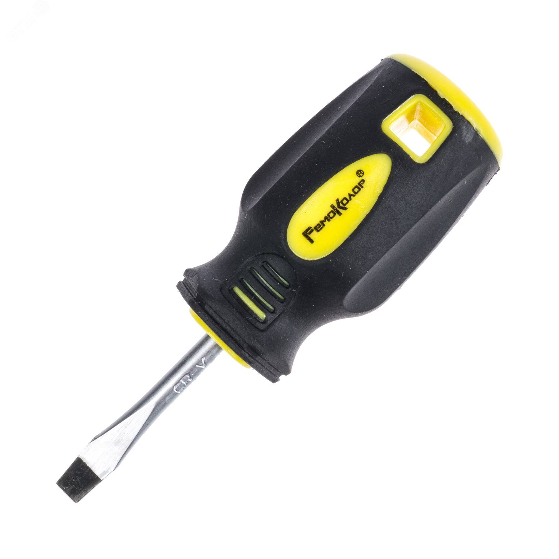 Изображение товара Отвертка ULTRA SL5,0 х 38 мм из хромванадиевой стали с двухкомпонентной рукояткой