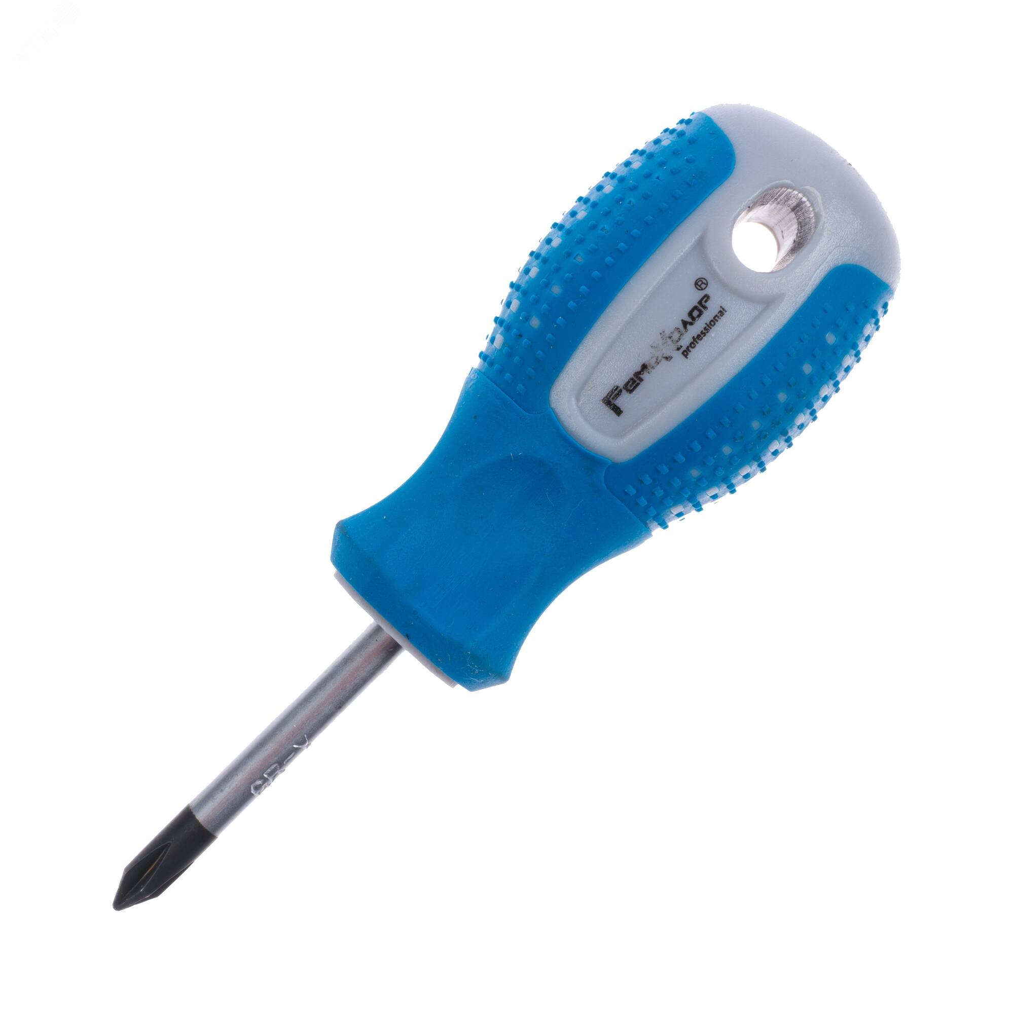 Изображение товара Отвертка POINT PH1 х 38 мм, CR-V, двухкомпонентная рукоятка, Китай