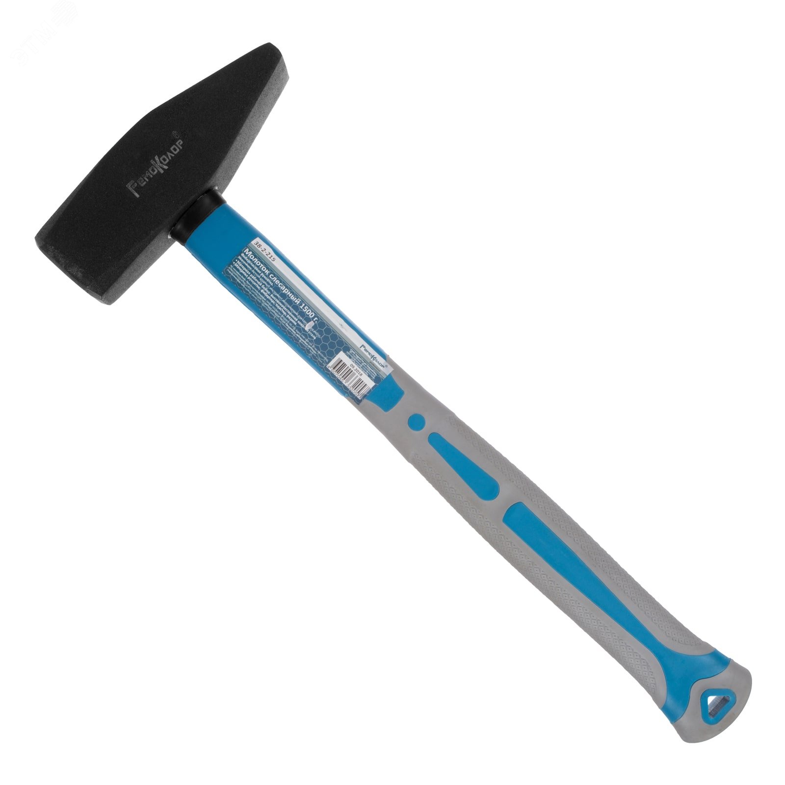 Изображение товара Молоток слесарный 1500 г, кованый, фиберглассовая рукоятка (шт)