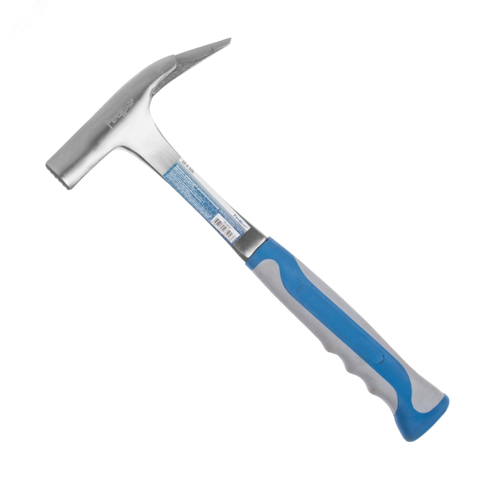 Изображение товара Молоток кровельщика 600 г, цельнометаллический, двухкомпонетная рукоятка (шт)