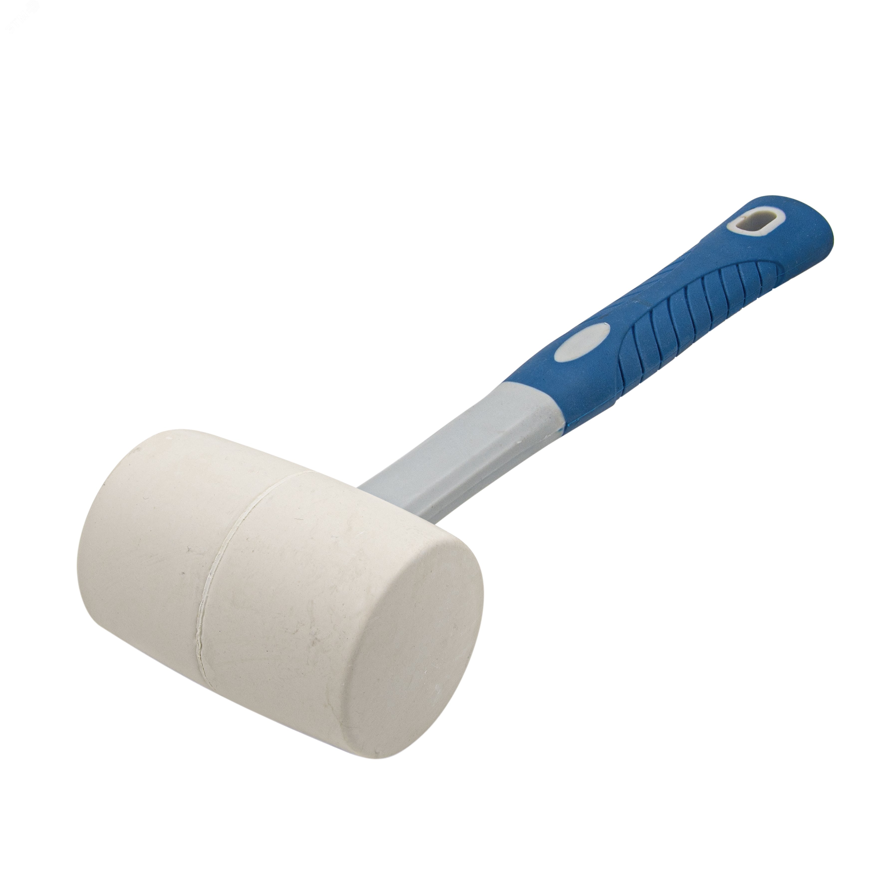 Изображение товара Киянка белая резина фиберглассовая рукоятка 680г Ремоколор