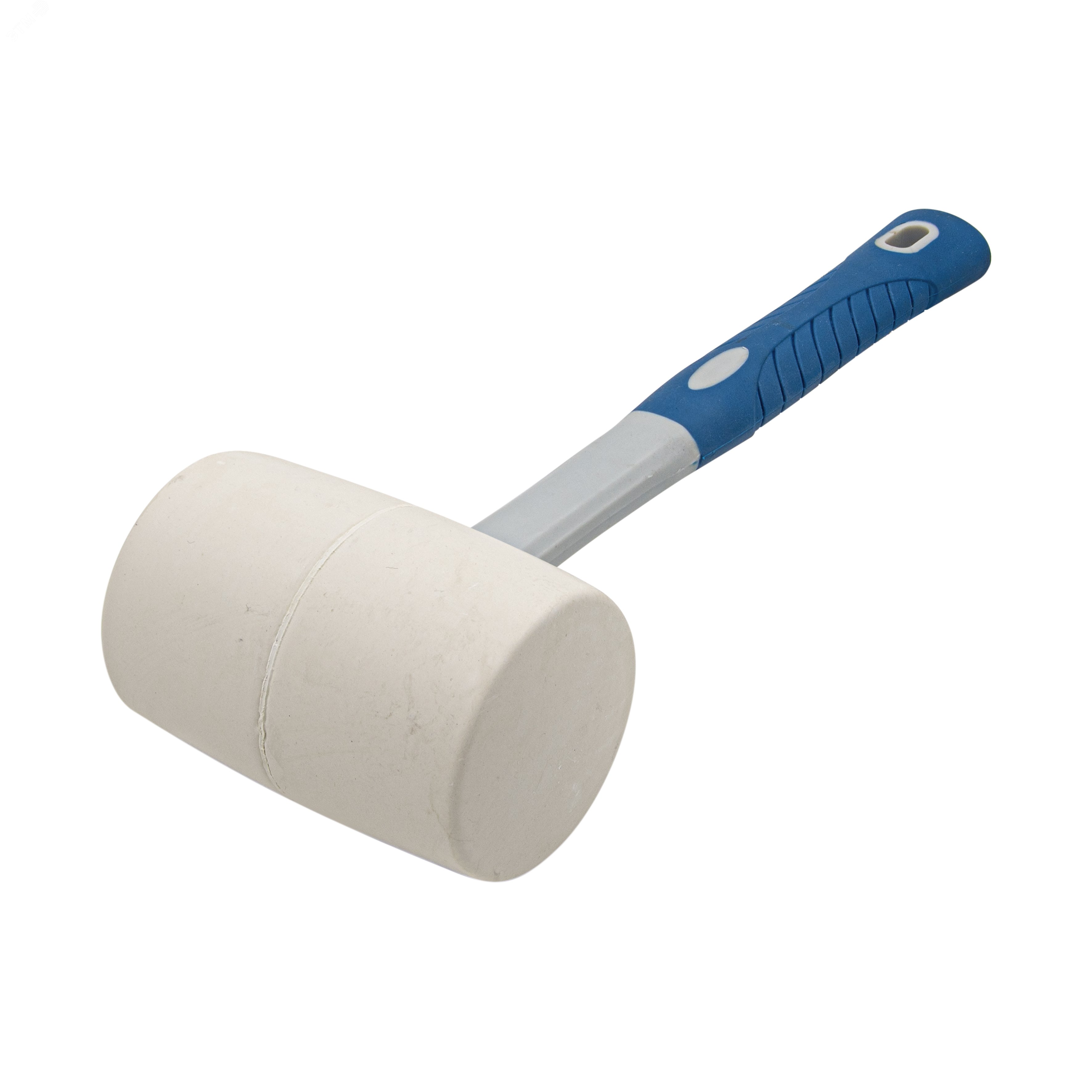 Изображение товара Киянка РемоКолор 38-6-409 с белым резиновым боем и фиберглассовой рукояткой