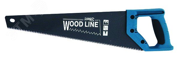 Изображение товара Ножовка по дереву WOOD LINE 400 мм шаг 3,5 мм тефлоновое покрытие рукоятка