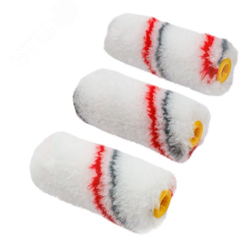 Изображение товара Мини-ролик малярный Мультиколор, ось 6мм, D15мм, 55мм, 3 шт (шт)