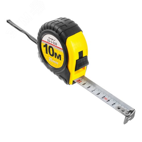 Изображение товара Рулетка Т2, обрезиненный корпус из ABS-пластика, трехслойное покрытие ленты, 10мх25мм (шт)