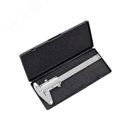 Изображение товара Штангенциркуль ШЦ-150, механический, с глубиномером, в пластик. кейсе, 150мм, шаг 0,02мм (шт)