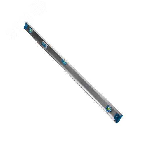 Изображение товара Уровень алюминиевый скелетный, 2 глазка+1 поворотный на 360, магн. лента, линейка, 1200мм (шт)