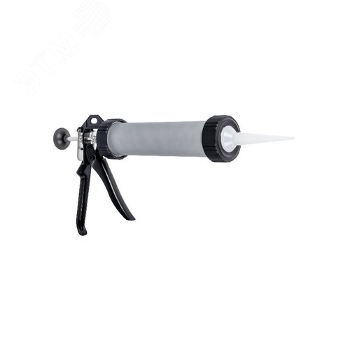 Изображение товара Пистолет для герметика закрытый алюминиевый корпус, усиленный, 320мл (300х200х80мм) (шт)