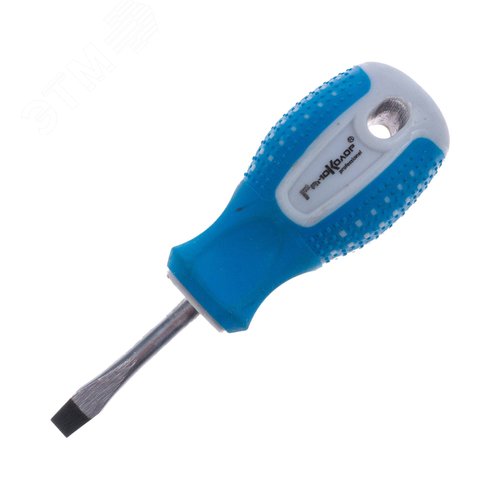 Изображение товара Отвёртка POINT, SL5,0 х 38 мм, CR-V, двухкомпонентная рукоятка (шт)
