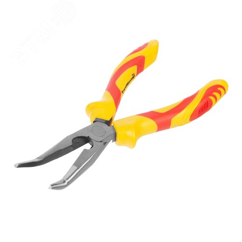 Изображение товара Тонкогубцы изогнутые FINE, 160 мм, HCS, двухкомпонентные рукоятки (шт)