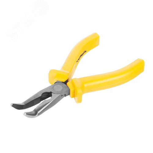 Изображение товара Тонкогубцы изогнутые NORMAL, 160 мм, HCS, двухкомпонентные рукоятки (шт)