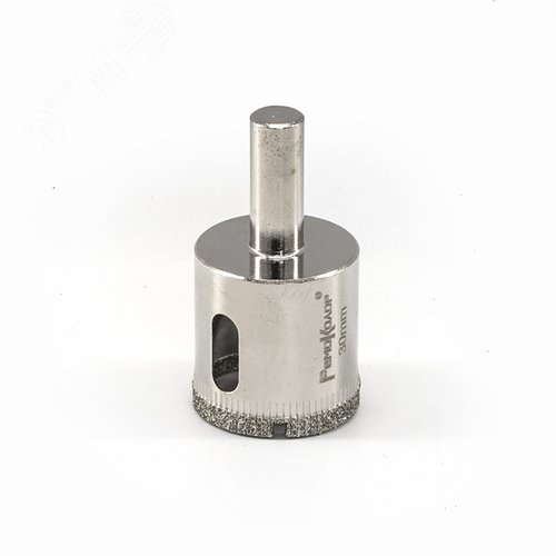 Изображение товара Коронка алмазная по стеклу и керамограниту, 30 х 55 мм, цилиндрический хвостовик (шт)