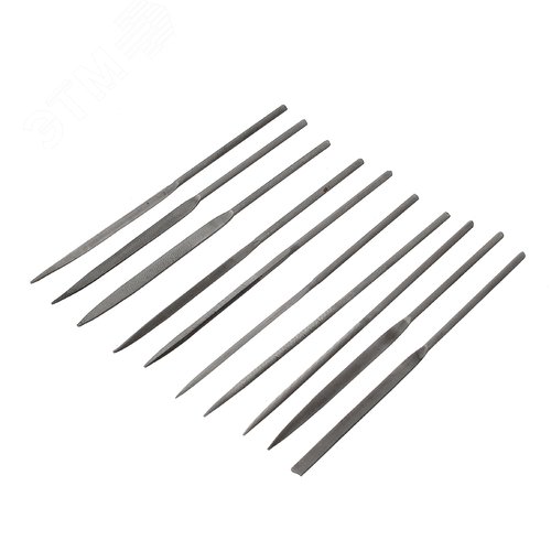 Изображение товара Набор надфилей 10 предметов, 3x140 мм (упак)