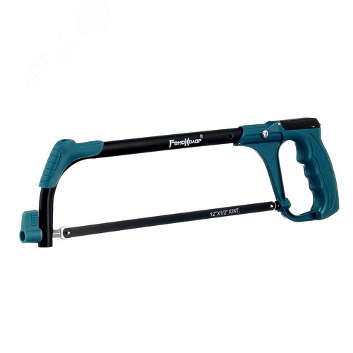 Изображение товара Ножовка по металлу 250-300 мм, полотно 24TPI 3 шт., алюминиевая рукоятка (шт)