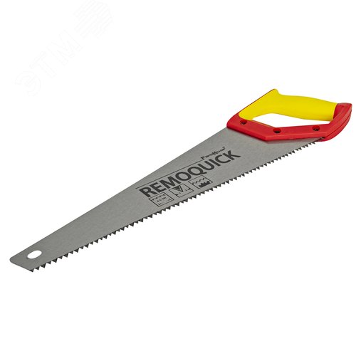Изображение товара Ножовка по дереву (пила) REMOQUICK, 450 мм,шаг 5 мм/ 4-5TPI, 2D-заточка (шт)