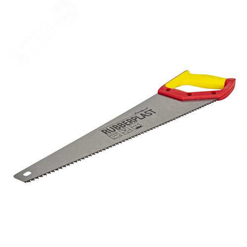Изображение товара Ножовка по дереву (пила) RUBBER PLAST, 450 мм, шаг 3,5 мм/ 7-8TPI, 3D-заточка (шт)