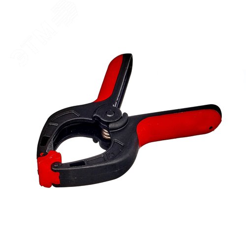 Изображение товара Струбцина клещеобразная пластиковый корпус, усиленная пружина, длина 3/75см, зев 33мм (шт)