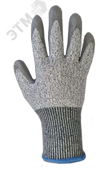 Изображение товара Перчатки антипорезные ArmProtect PL110 серые 10 (защитные, из HPPE, полиуретан, демисезон)