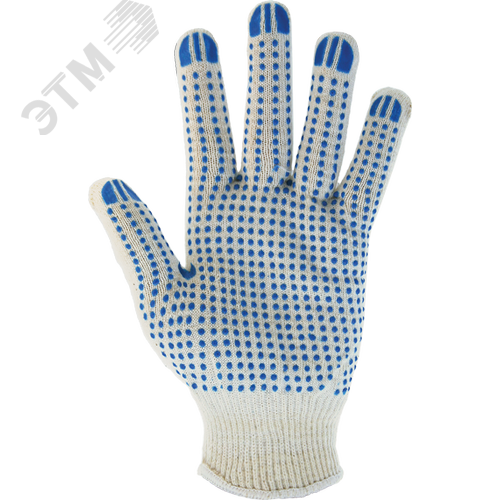 Изображение товара Перчатки хлопчатобумажные с ПВХ покрытием, 10 класс вязки, ArmProtect 04 размер 8 (пар)