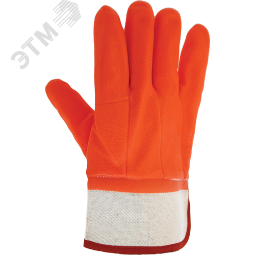 Изображение товара Перч утеплённые на х/б основе с текстурированным ПВХ покрытием и утепляющей подкладкой крага ArmProtect 6100W, р.10 (пар)