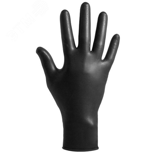 Изображение товара Перчатки защитные химостойкие нитриловые, толщина 0,21 мм ND021 (box 50 пар) р.S (7) (упак)