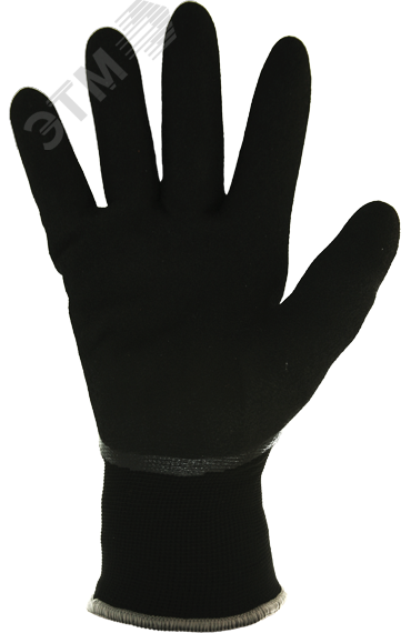 Изображение товара Утепленные защитные перчатки ArmProtect W750 для холодных условий, нитрил, черные, XL