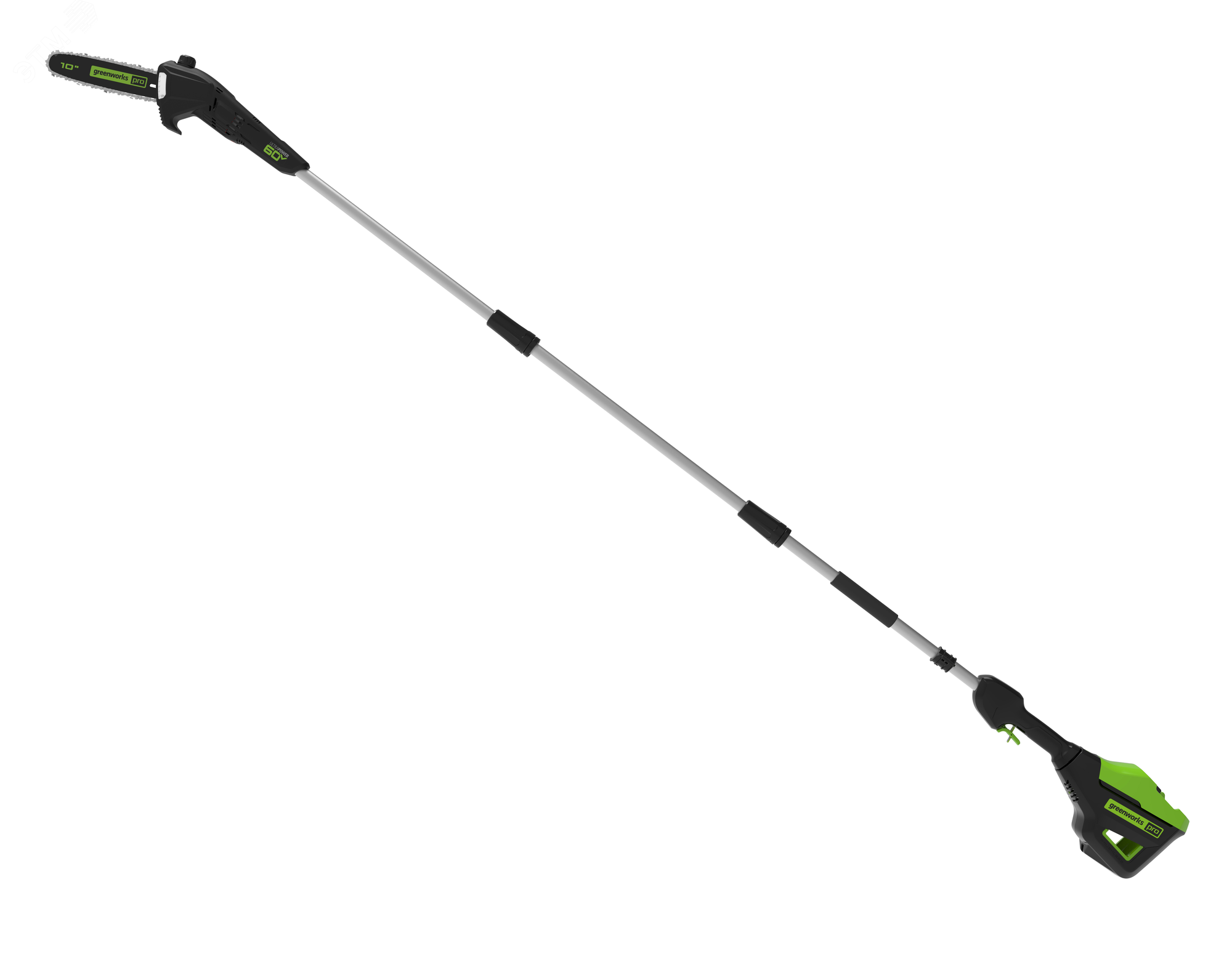 Изображение товара Высоторез/Сучкорез аккумуляторный Greenworks GD60PS25, 60V, 25 см, бесщеточный без АКБ и ЗУ (1402107) (шт)