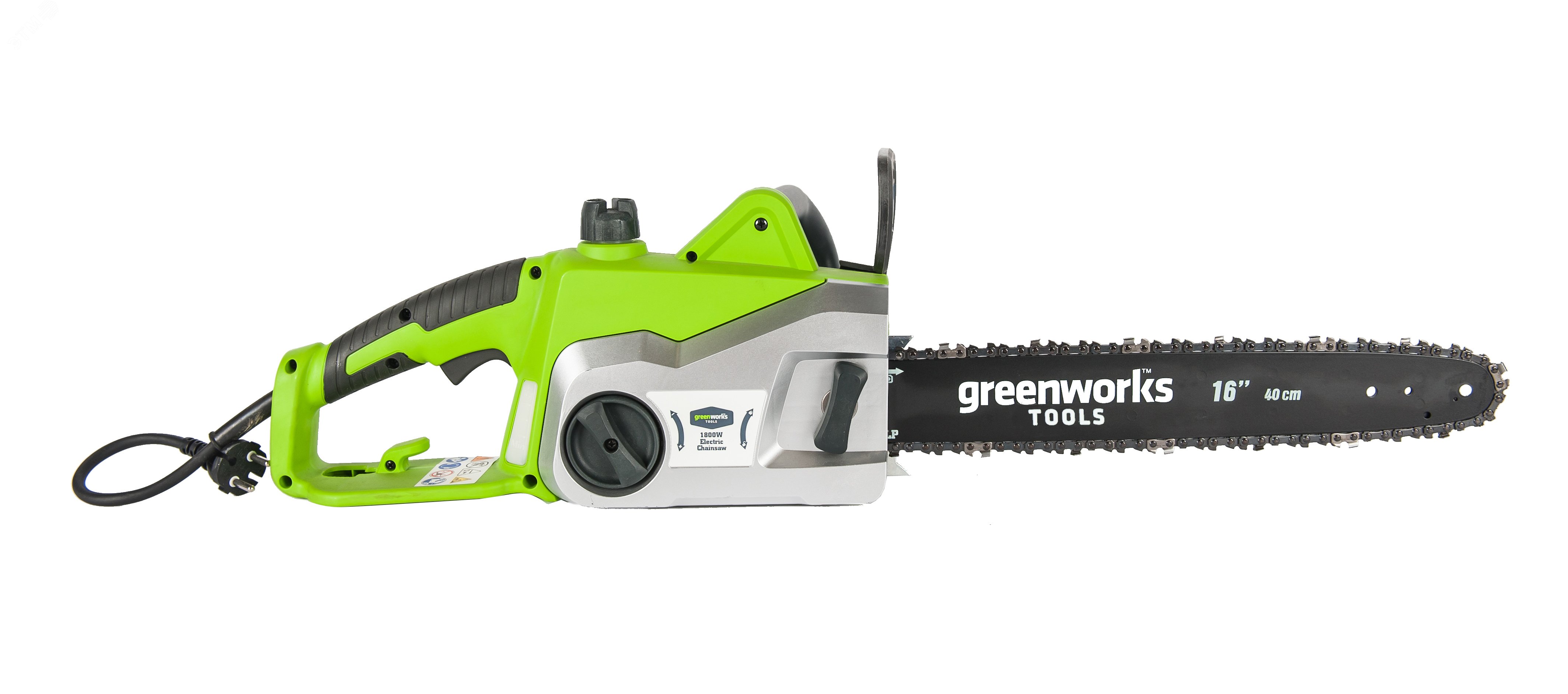 Изображение товара Цепная пила электрическая Greenworks GCS1840, 1800 Вт, 40 см (20027) (шт)