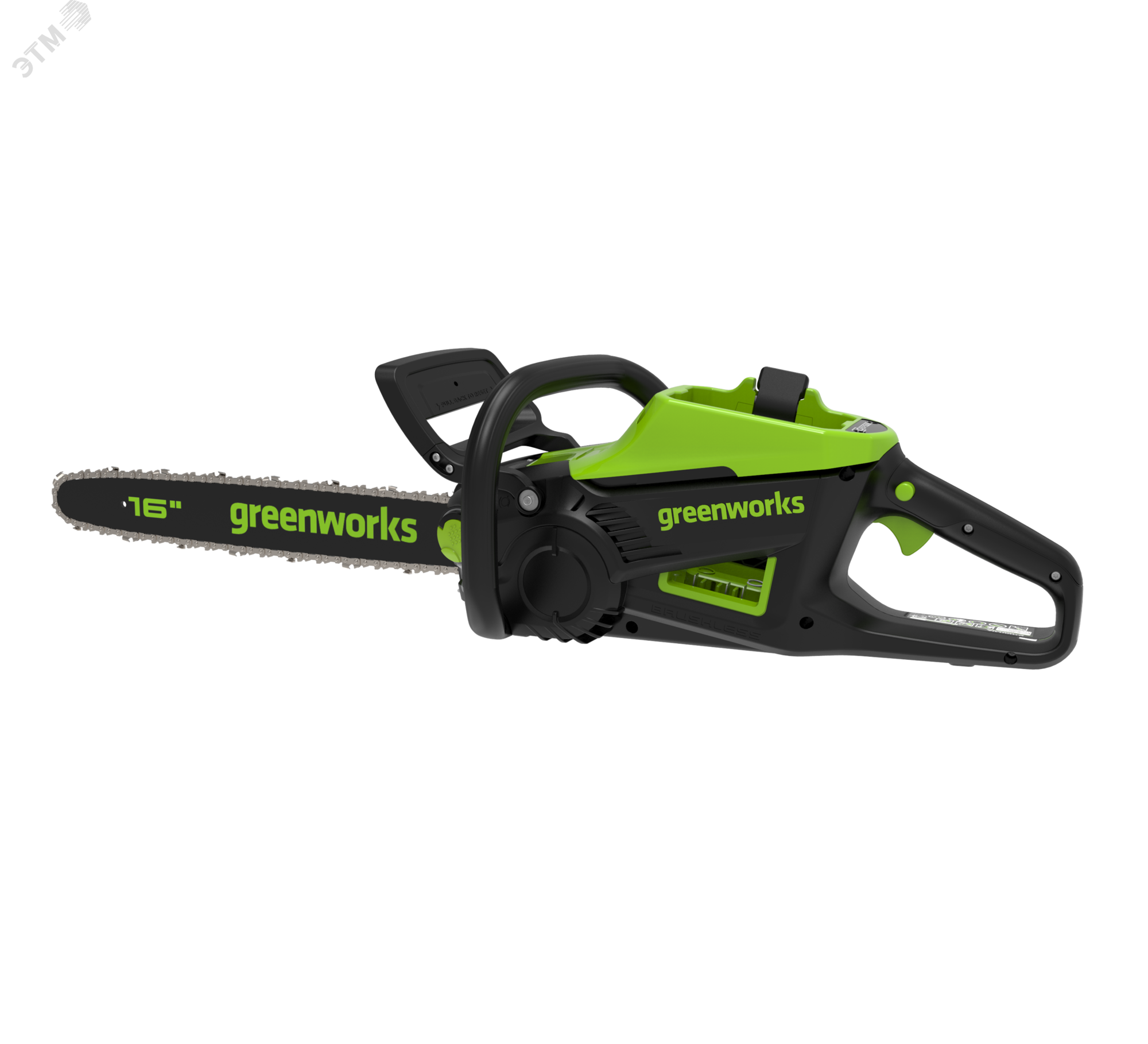 Изображение товара Цепная пила аккумуляторная Greenworks GD60CS25, 60V, 40 см, бесщеточная, 2500 Вт, без АКБ и ЗУ (2008907) (шт)