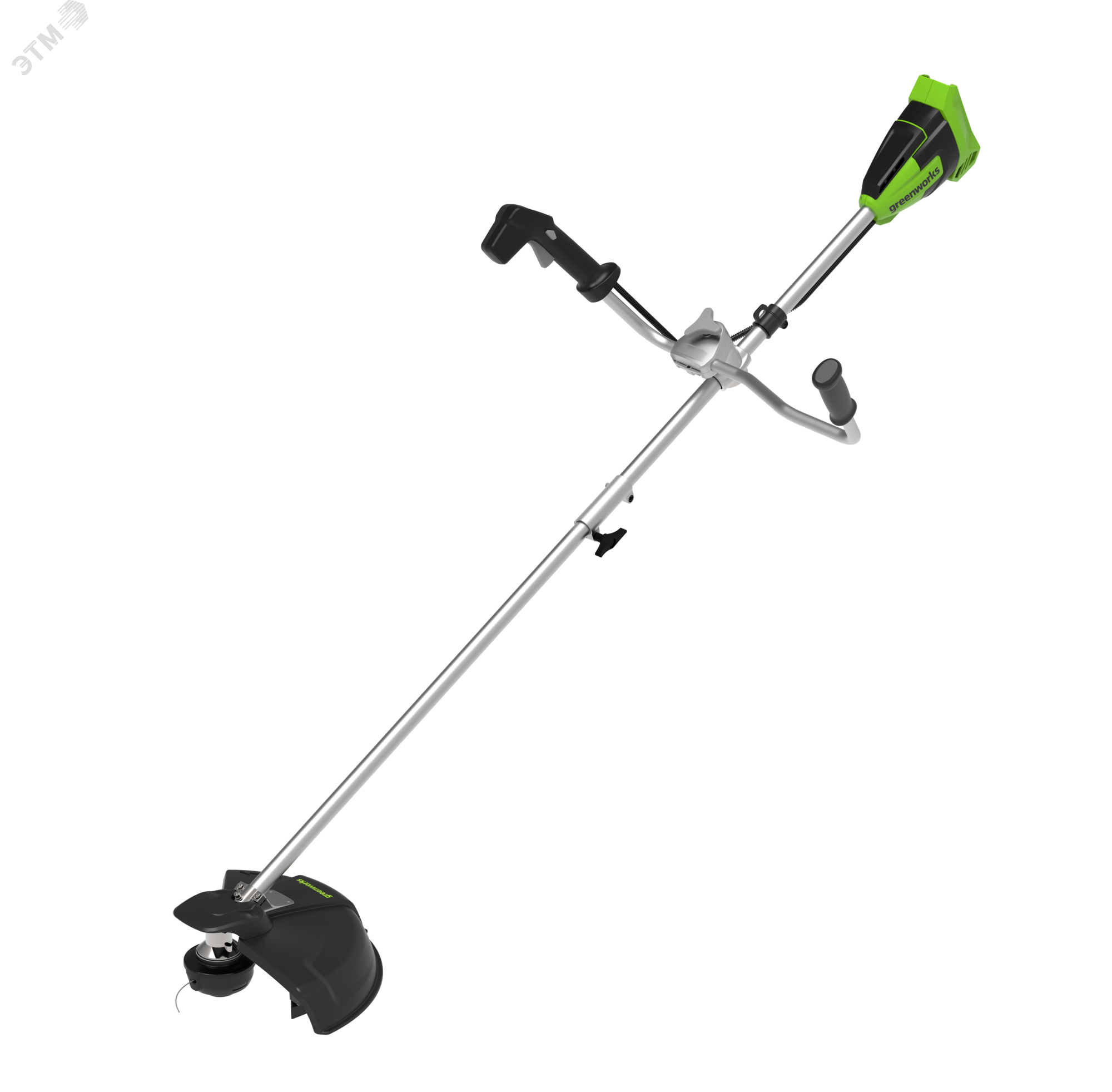 Изображение товара Триммер аккумуляторный Greenworks GD40BCB, 40V, 40 см, бесщеточный, без АКБ и ЗУ (2105707) (шт)