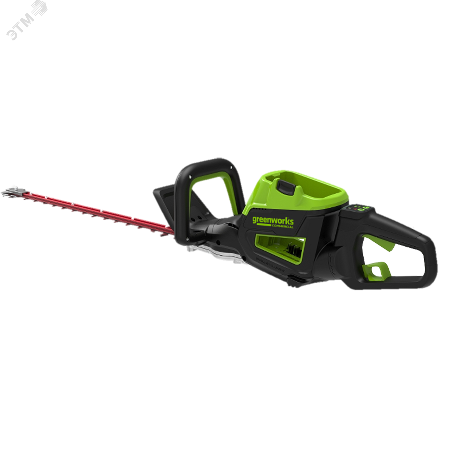 Изображение товара Кусторез аккумуляторный Greenworks GC82HT2, 82V, бесщеточный без АКБ и ЗУ (2208307) (шт)