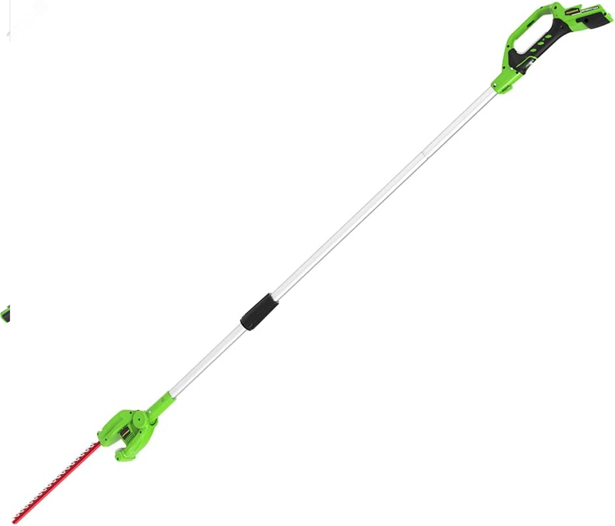 Изображение товара Кусторез штанговый аккумуляторный Greenworks G24PH51, 24V, 51 см, без АКБ и ЗУ (2300707) (шт)