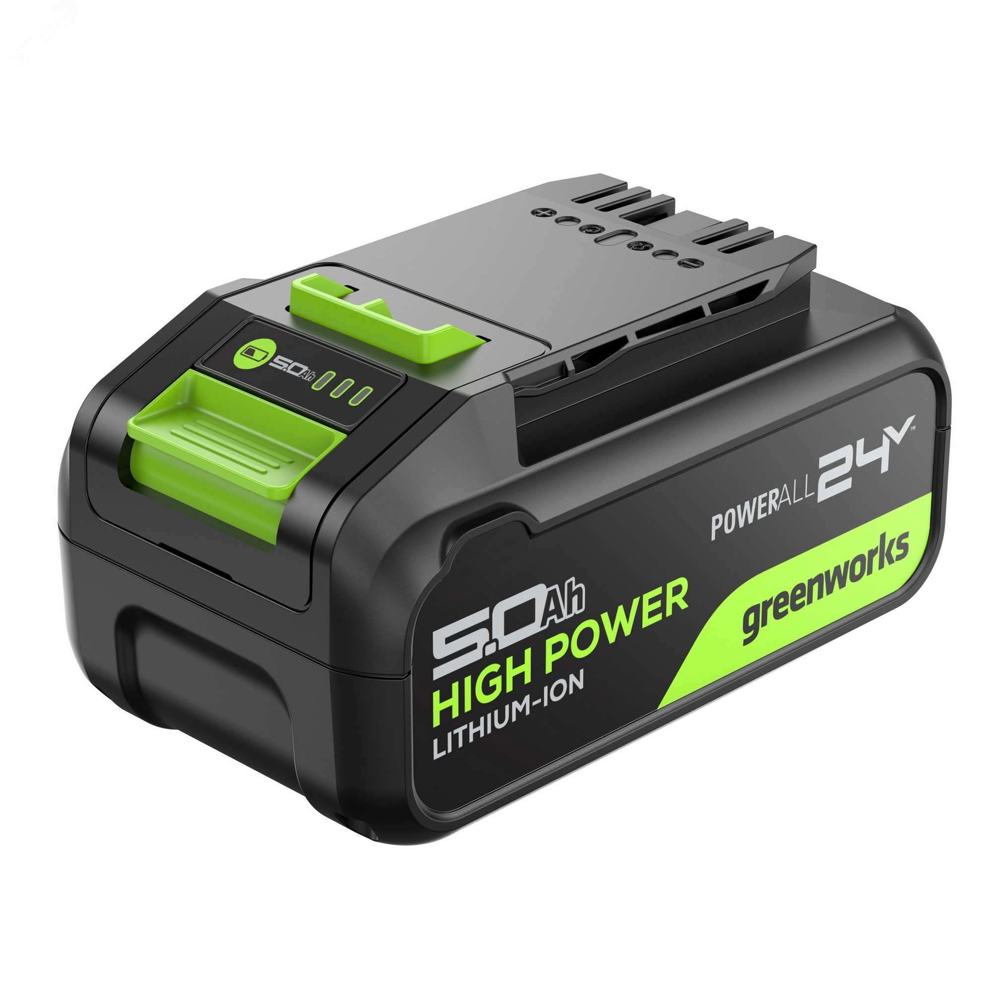 Изображение товара Аккумуляторная батарея Greenworks High Power G24HP5, 24V, 5Ач (2957807) (шт)