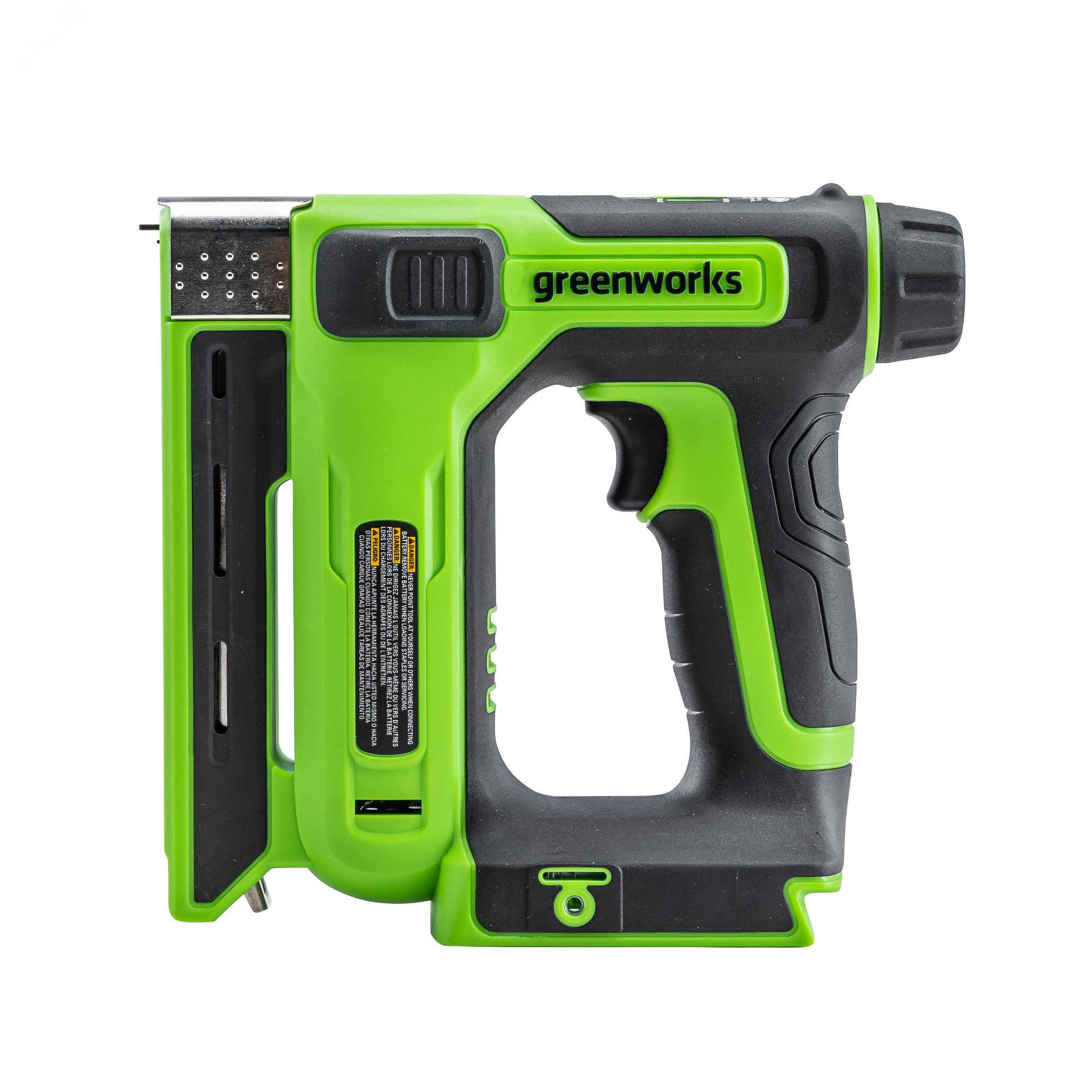 Изображение товара Аккумуляторный гвозде-скобозабиватель Greenworks G24CS10 24V 60 выстрелов минута