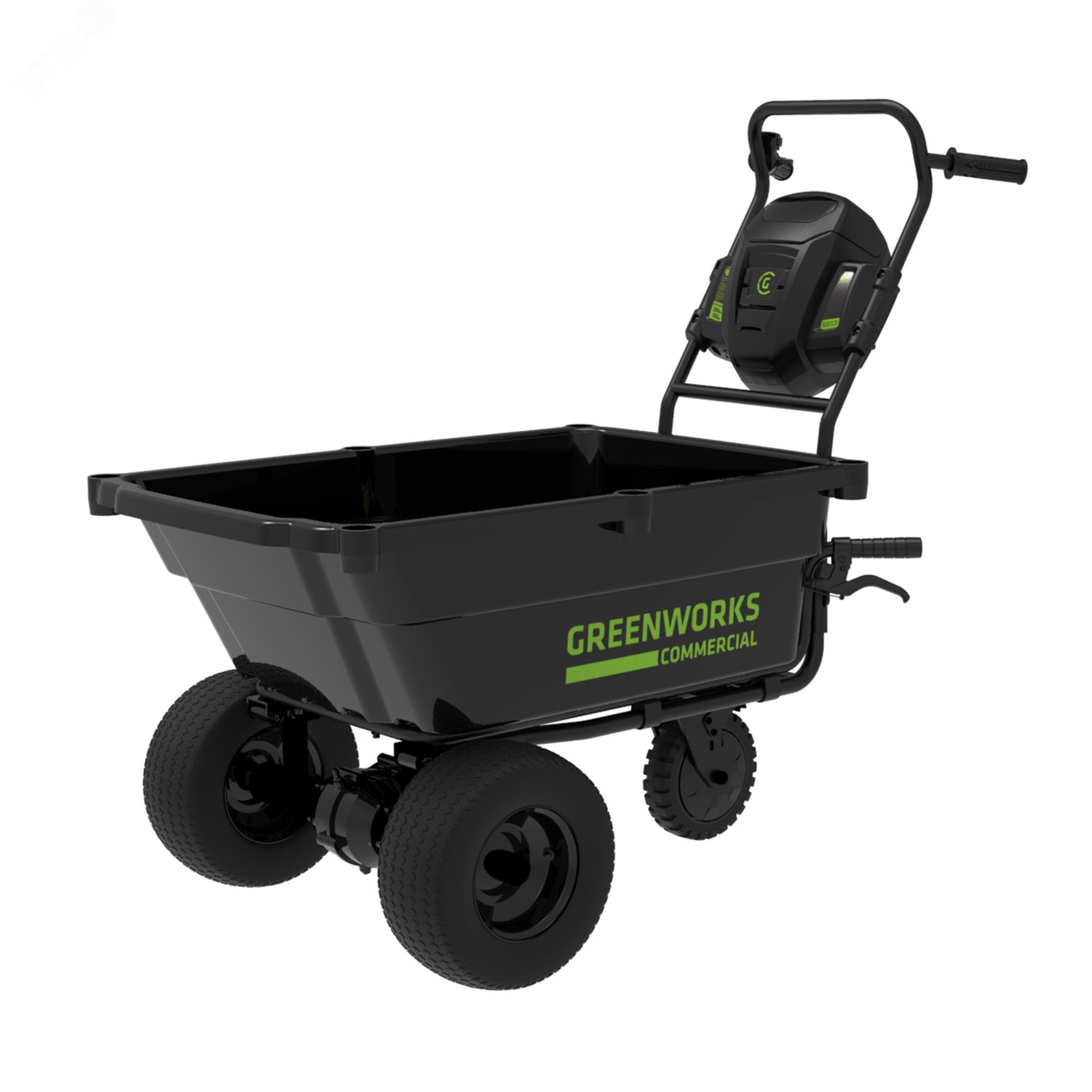 Изображение товара Садовая тележка самоходная Greenworks 82GC, 82V, 106 л, без АКБ и ЗУ (7400607) (шт)