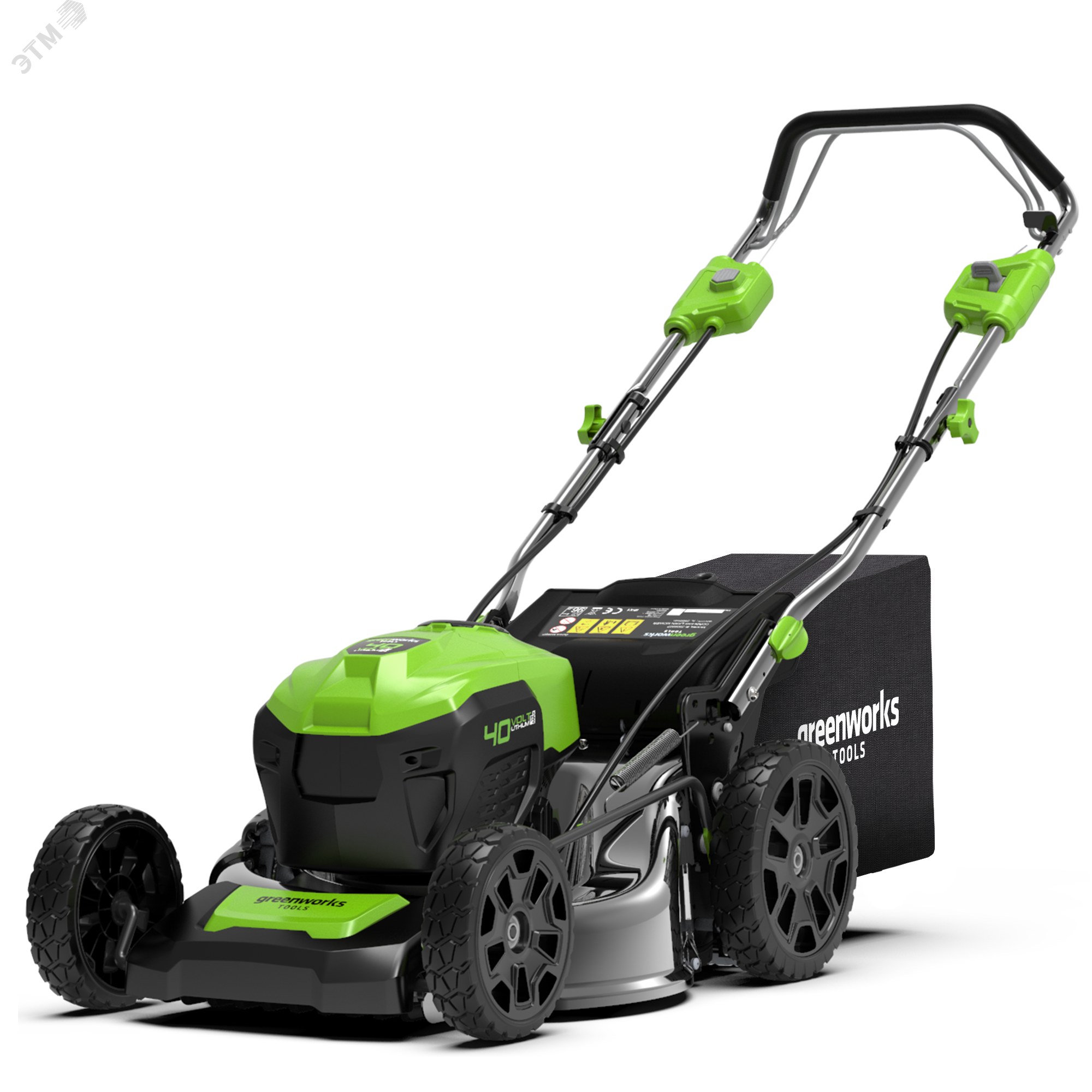 Изображение товара Газонокосилка аккумуляторная Greenworks GD40LM46SP, 40V, 46см, самоходная, бесщеточная, без АКБ и ЗУ (2506807) (шт)