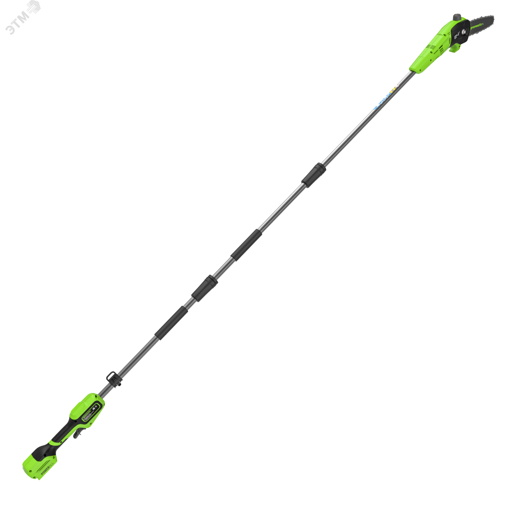 Изображение товара Высоторез/Сучкорез аккумуляторный GreenworksG24PS201, 24V, 20 см, без АКБ и ЗУ (1402607) (шт)