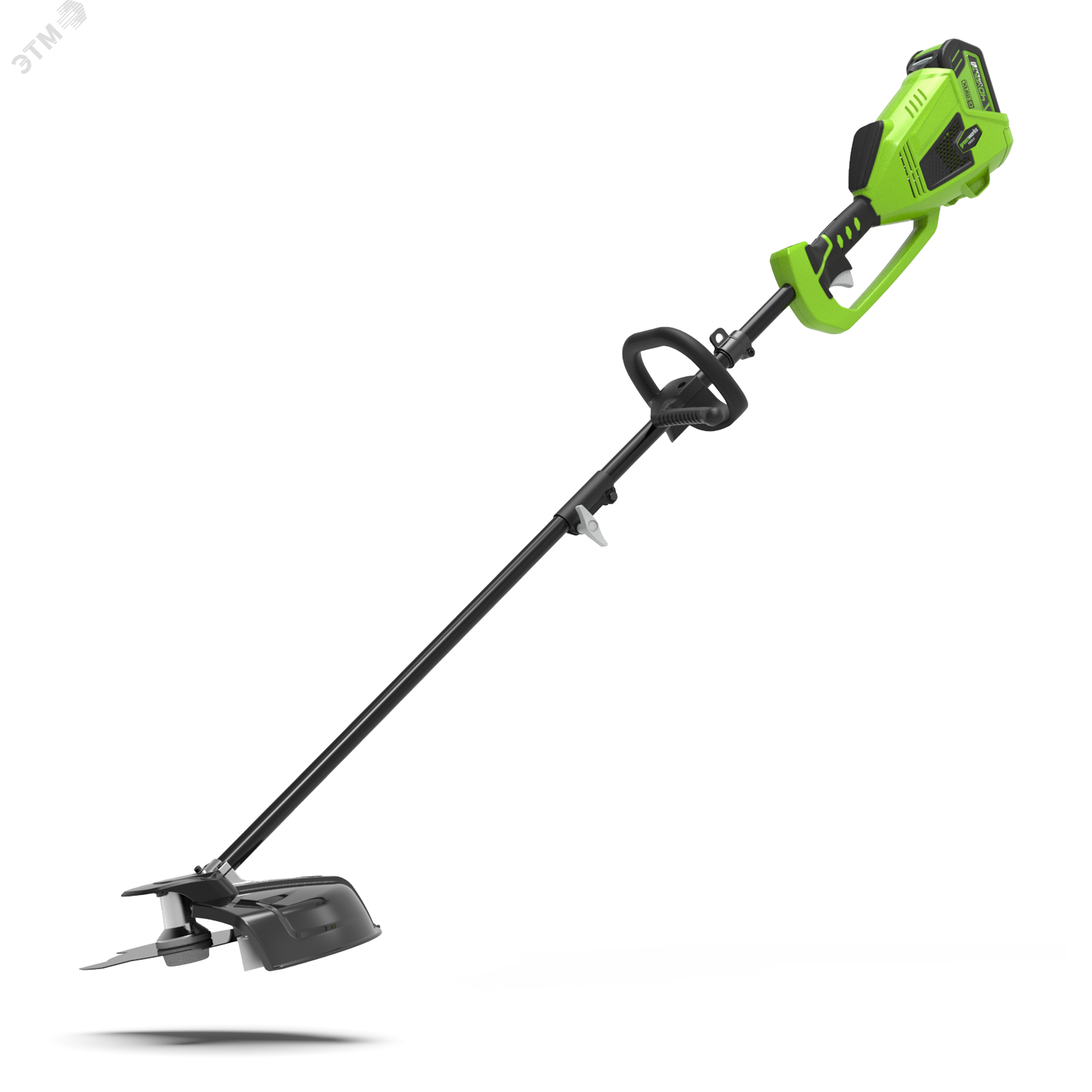 Изображение товара Триммер аккумуляторный Greenworks GD40BC, 40V, 40 см, бесщеточный, без АКБ и ЗУ (1301507) (шт)
