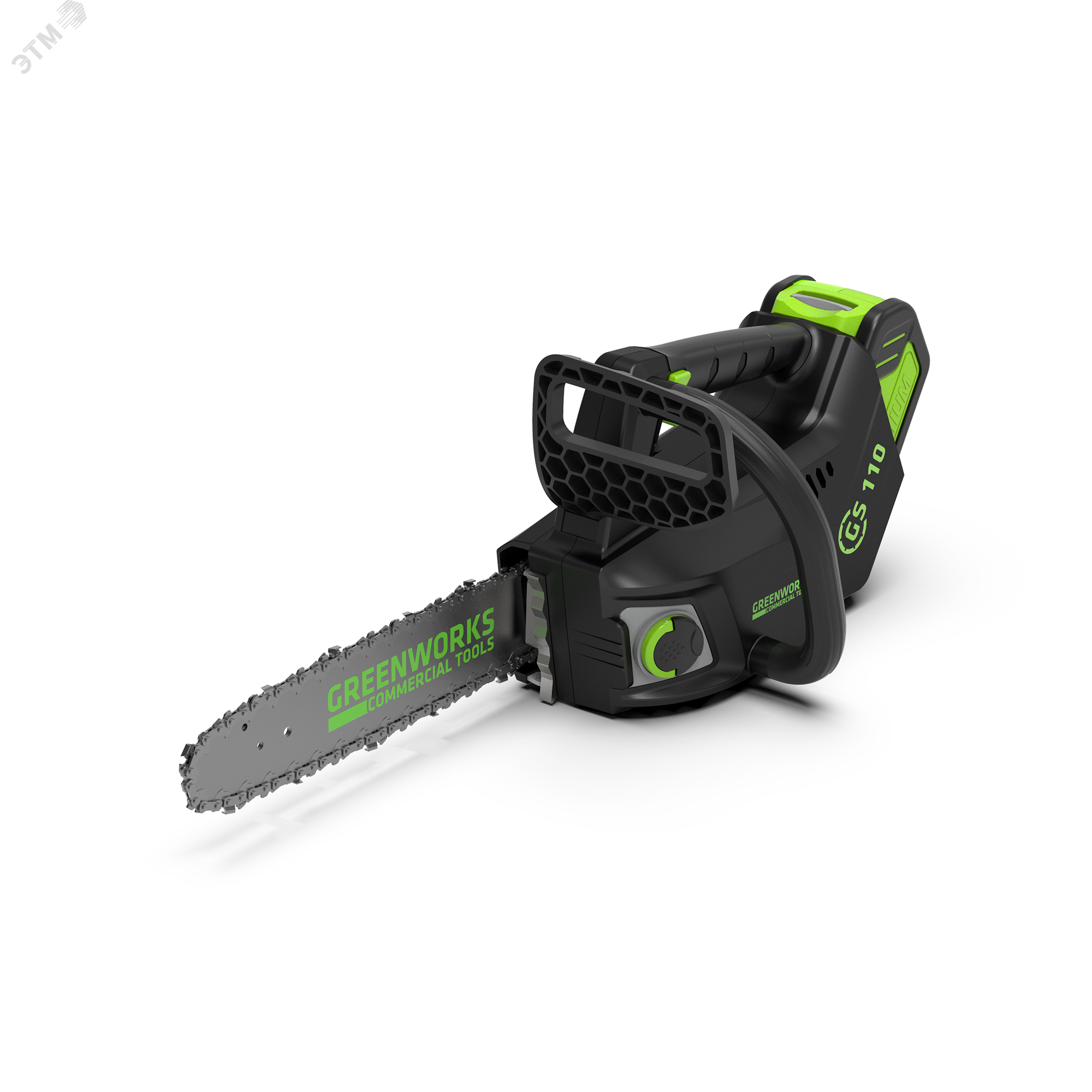 Изображение товара Пила цепная одноручная аккумуляторная Greenworks GD40TCS (арбориста), 40V, 25,4 см, бесщеточная, без АКБ и ЗУ (2003807) (шт)