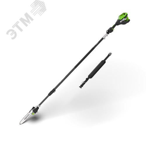 Изображение товара Высоторез/Сучкорез аккумуляторный телескопический Greenworks PS102T, 25 см, бесщеточный, без АКБ и ЗУ (1402407) (шт)