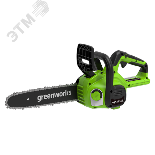 Изображение товара Цепная пила аккумуляторная Greenworks G40CS30II, 40V, 30 см, с 1xАКБ 2Ач и ЗУ (2007807UA) (шт)