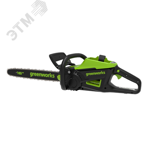 Изображение товара Цепная пила аккумуляторная Greenworks GD60CS25, 60V, 40 см, бесщеточная, 2500 Вт, с 1хАКБ 4 Ач. и ЗУ (2008907UB) (шт)