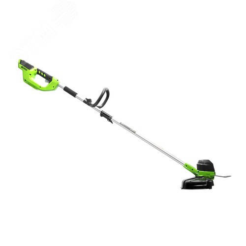 Изображение товара Триммер аккумуляторный Greenworks G40LT, 40V, 30 см, с 1хАКБ 2 Ач и ЗУ (2101507UA) (шт)