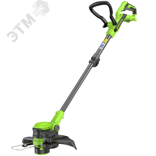 Изображение товара Триммер аккумуляторный Greenworks G24LT301, 24V, 30 см, без АКБ и ЗУ (2113207) (шт)