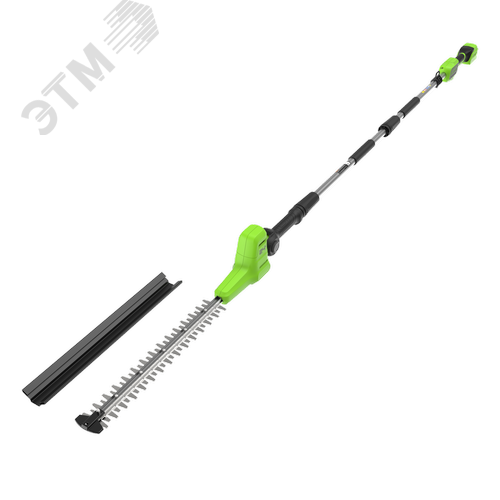 Изображение товара Кусторез штанговый аккумуляторный Greenworks G24PH511, 24V, 51см, без АКБ и ЗУ (2301907) (шт)