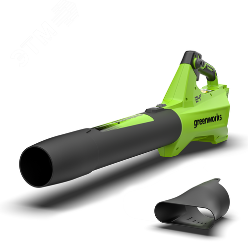Изображение товара Воздуходувка аккумуляторная Greenworks G24BIII, 24V, без АКБ и ЗУ (2409607) (шт)