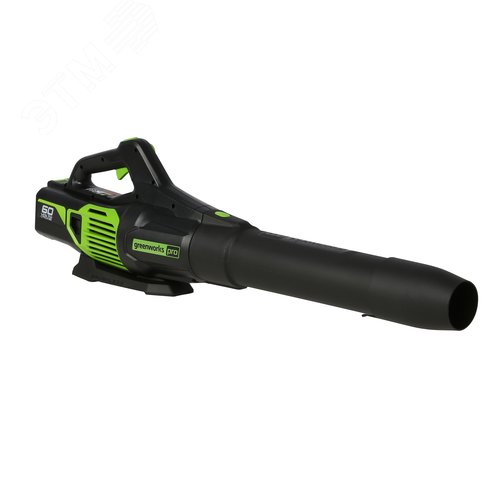 Изображение товара Воздуходув аккумуляторный Greenworks GD60AB, 60V, бесщеточный, c 1хАКБ 4 Ач и ЗУ (2405607UB) (шт)
