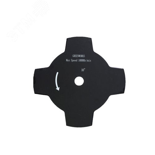 Изображение товара Стальной 4-х лопастной нож для триммеров Greenworks 40V, 60V, 82V, (2905907) (шт)