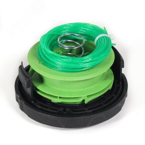 Изображение товара Катушка триммерная c витой леской, крышкой и пружиной Greenworks, (2939707) (шт)