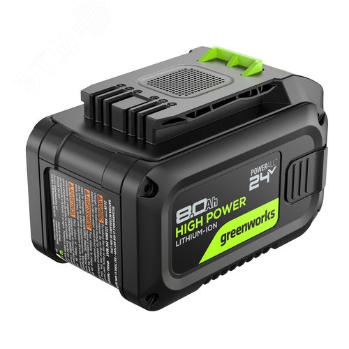Изображение товара Аккумуляторная батарея Greenworks High Power G24HP8, 24V, 8Ач (2957907) (шт)